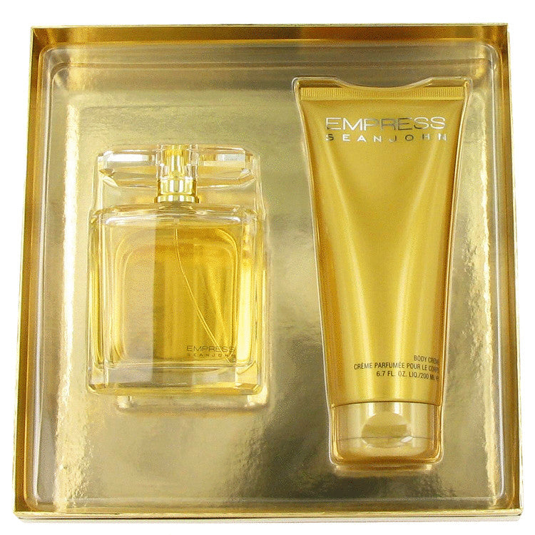 Empress by Sean John Gift Set -- 3.4 oz Eau De Parfum Spray + 6.7 oz Body Cream for Women