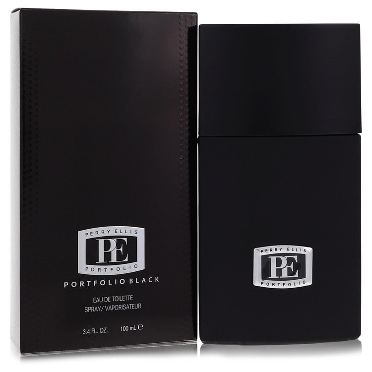 Portfolio Black by Perry Ellis Eau De Toilette Spray 3.4 oz for Men