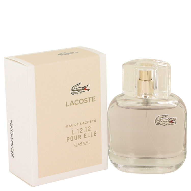 Lacoste Eau De Lacoste L.12.12 Elegant by Lacoste Eau De Toilette Spray 3 oz for Women