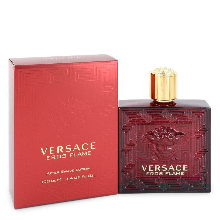 Versace Eros Flame by Versace After Shave Lotion 3.4 oz for Men