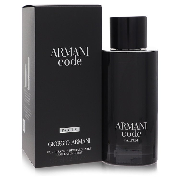 Armani Code by Giorgio Armani Parfum Spray Relillable 4.2 oz for Men