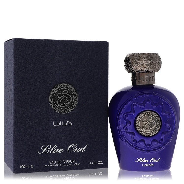 Lattafa Blue Oud by Lattafa Eau De Parfum Spray (Unisex Unboxed) 3.4 oz for Men