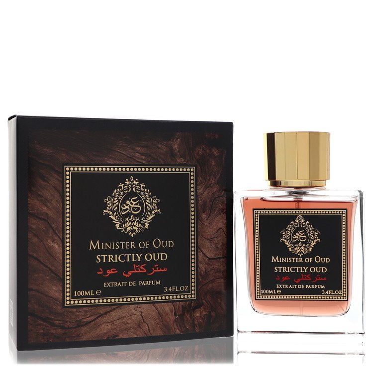 Minister Of Oud Strictly Oud by Fragrance World Extrait De Parfum Spray (Unboxed) 3.4 oz for Men