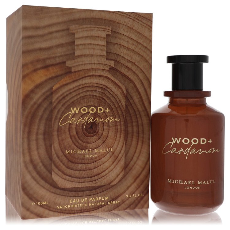 Michael Malul Wood + Cardamom by Michael Malul Eau De Parfum Spray 3.4 oz for Men