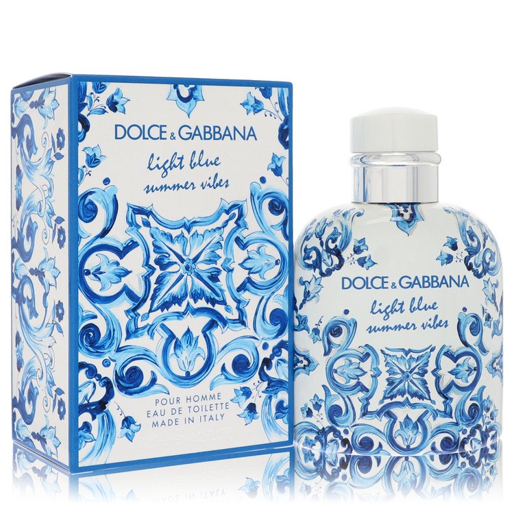 Light Blue Summer Vibes by Dolce & Gabbana Eau De Toilette Spray (Unboxed) 4.2 oz for Men