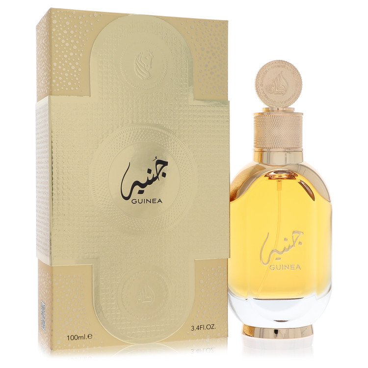 Lattafa Guinea by Lattafa Eau De Parfum Spray (Unisex) 3.4 oz for Men