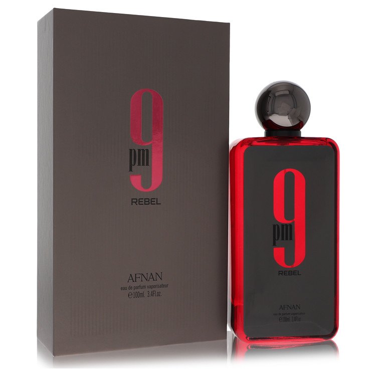 Afnan 9pm Rebel by Afnan Eau De Parfum Spray (Unisex) 3.4 oz for Men