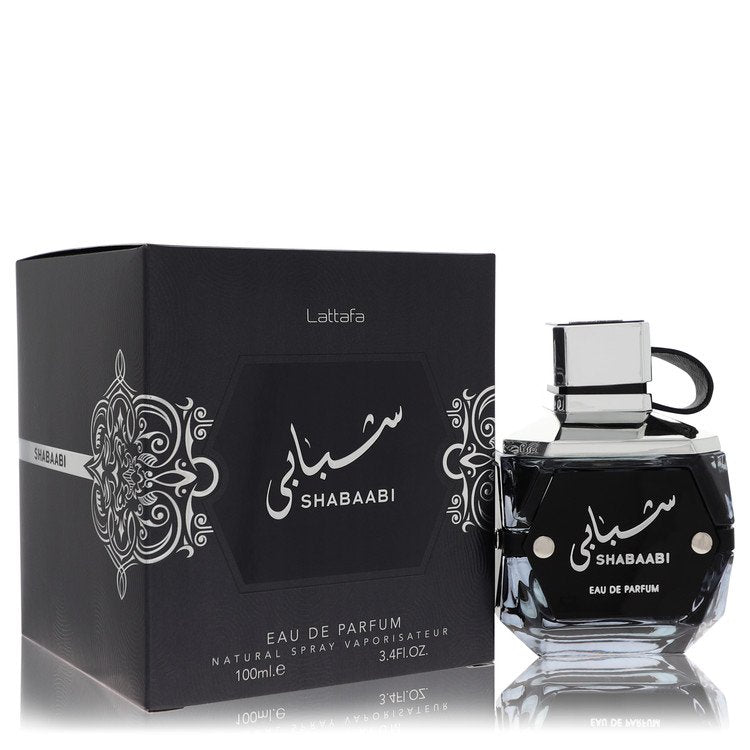 Lattafa Shabaabi by Lattafa Eau De Parfum Spray (Unisex) 3.4 oz for Men