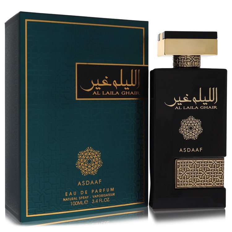 Lattafa Asdaaf Al Laila Ghair by Lattafa Eau De Parfum Spray (Unisex) 3.4 oz for Men