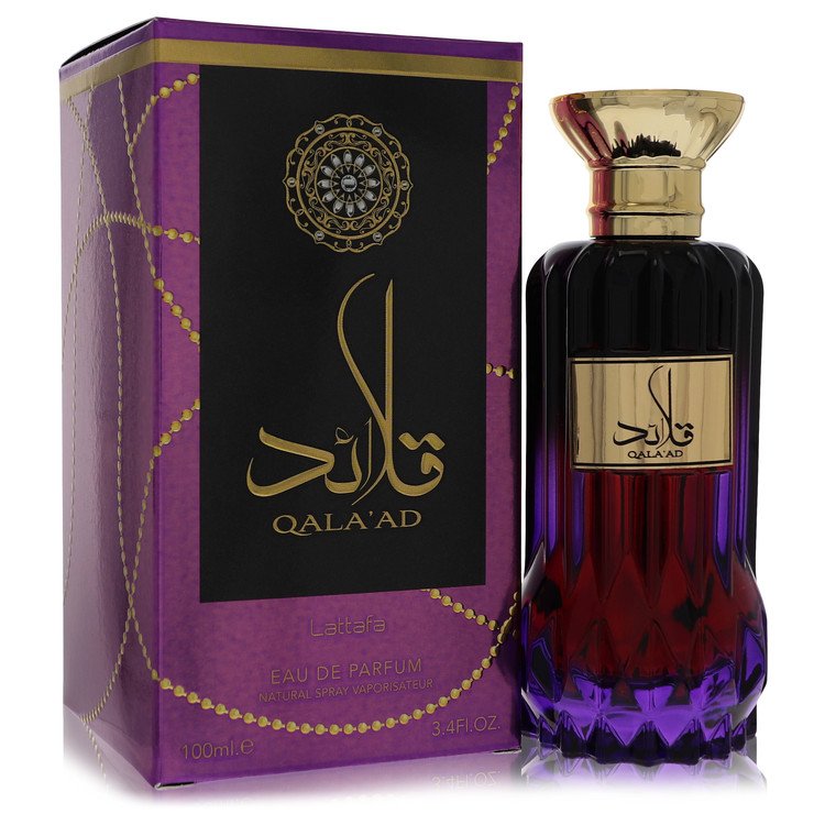 Lattafa Qala'ad by Lattafa Eau De Parfum Spray (Unisex) 3.4 oz for Women