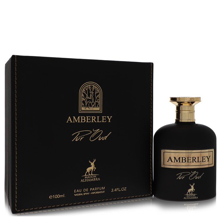 Maison Alhambra Amberley Pure Oud by Maison Alhambra Eau De Parfum Spray (Unisex) 3.4 oz for Women