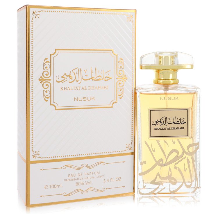 Khaltat Al Dhahabi by Nusuk Eau De Parfum Spray (Unisex Unboxed) 3.4 oz for Men