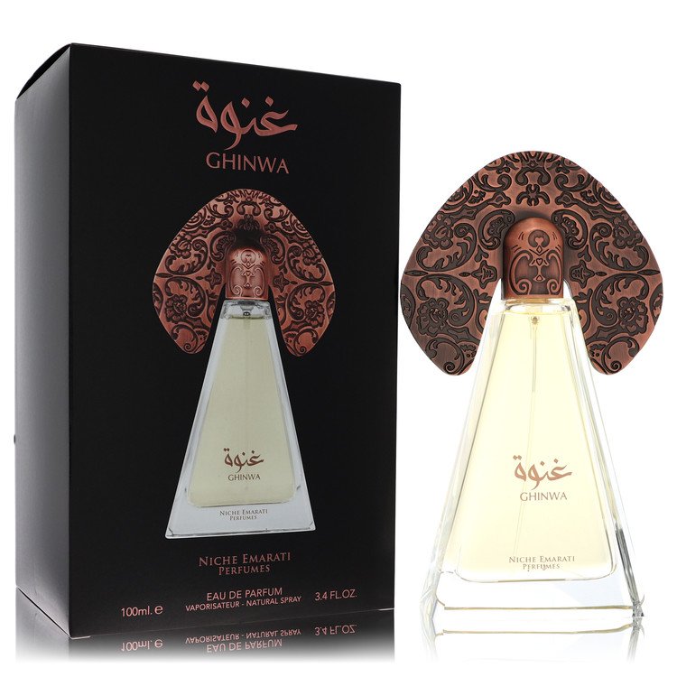 Niche Emarati Ghinwa by Lattafa Eau De Parfum Spray (Unisex Unboxed) 3.4 oz for Women