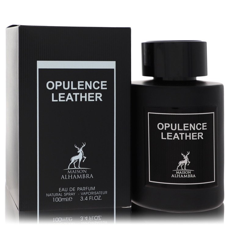 Maison Alhambra Opulence Leather by Maison Alhambra Eau De Parfum Spray (Unboxed) 3.4 oz for Men