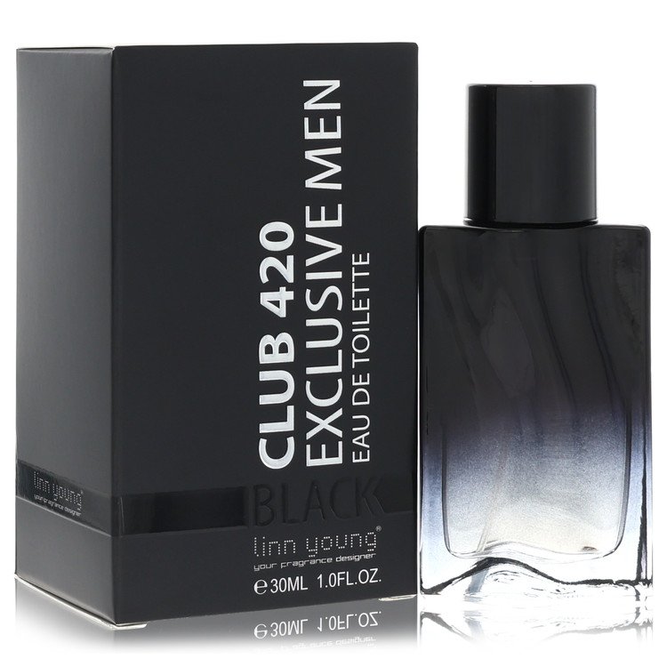 Linn Young Club 420 Exclusive Black Men by Linn Young Eau De Toilette Spray 1 oz for Men