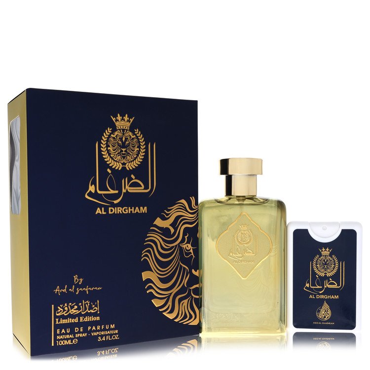 Ard Al Zaafaran Al Dirgham by Al Zaafaran Eau De Parfum Spray +.65 Mini EDP Spray (Limited Edition Unisex) 3.4 oz for Men