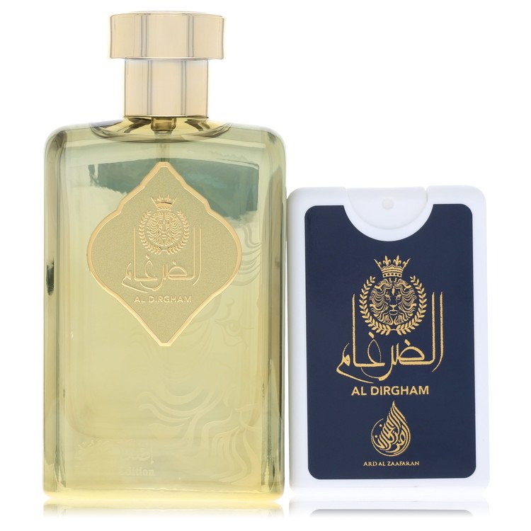 Ard Al Zaafaran Al Dirgham by Al Zaafaran Eau De Parfum Spray +.65 Mini Edp Spray (Limited Edition Unisex Unboxed) 3.4 oz for Men