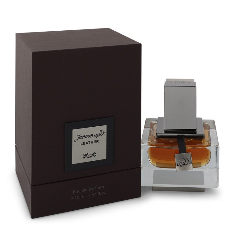 Rasasi Junoon Leather by Rasasi Eau De Parfum Spray (Unboxed) 1.67 oz for Men