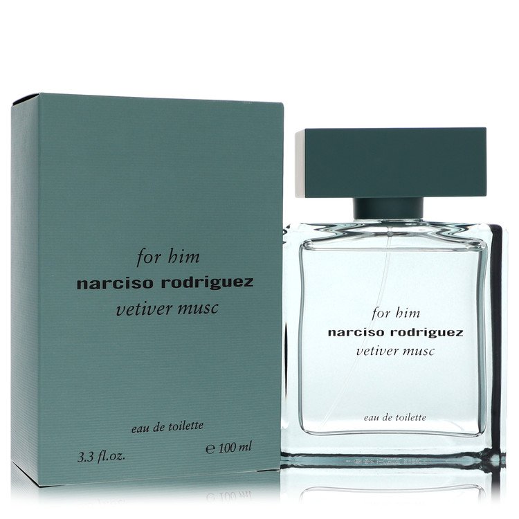 Narciso Rodriguez Vetiver Musc by Narciso Rodriguez Eau De Toilette Spray (Unboxed) 3.3 oz for Men