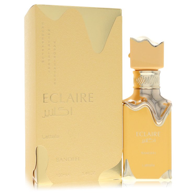 Lattafa Eclaire Banoffi by Lattafa Eau De Parfum Spray (Unisex) 3.4 oz for Men