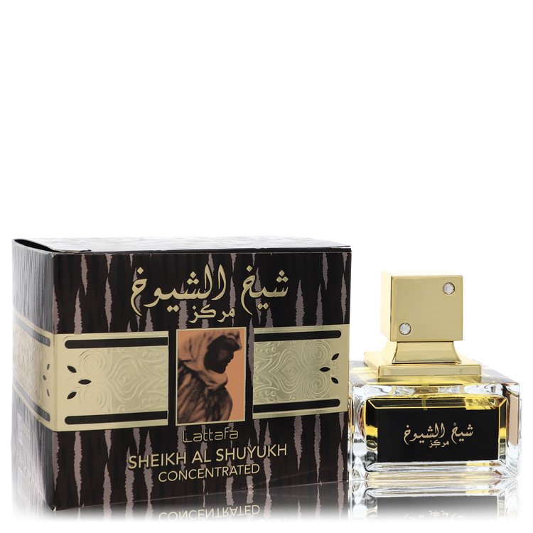 Lattafa Sheikh Al Shuyukh by Lattafa Eau De Parfum Spray Concentrated (Unisex Unboxed) 3.4 oz for Men