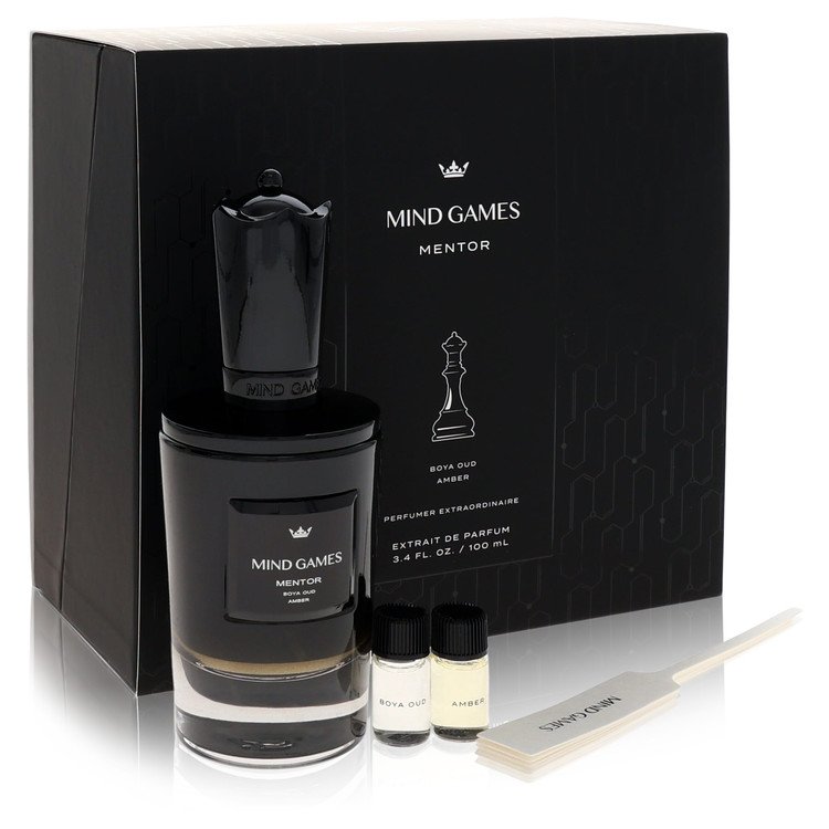 Mind Games Mentor by Mind Games Gift Set -- 3.4 oz Extrait De Parfum Spray + 2 x 0.10 Mini EDP for Women