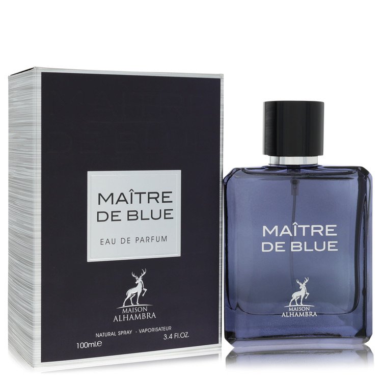 Maison Alhambra Maitre De Blue by Maison Alhambra Eau De Parfum Spray 3.4 oz for Men
