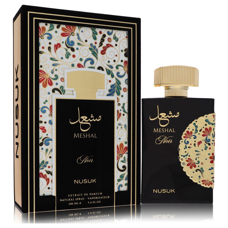 Nusuk Meshal Noir by Nusuk Extrait De Parfum Spray (Unisex Unboxed) 3.4 oz for Men