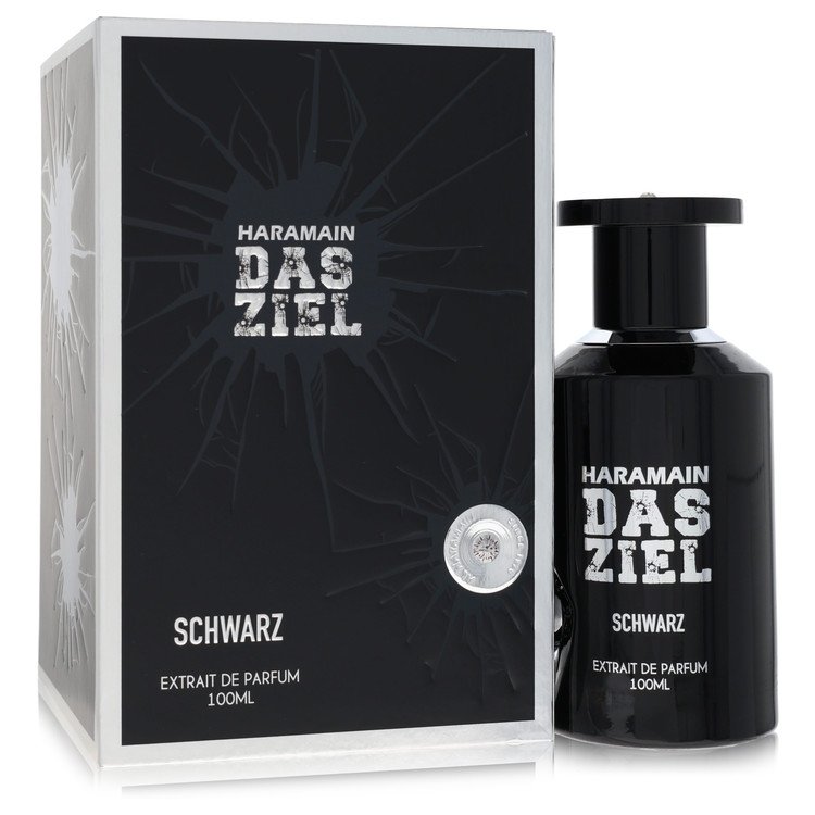 Al Haramain Das Ziel Schwarz by Al Haramain Extrait De Parfum Spray 3.33 oz for Men