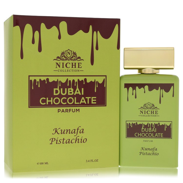 Khalis Niche Dubai Chocolate Kunafa Pistachio by Khalis Parfum Spray 3.4 oz for Men