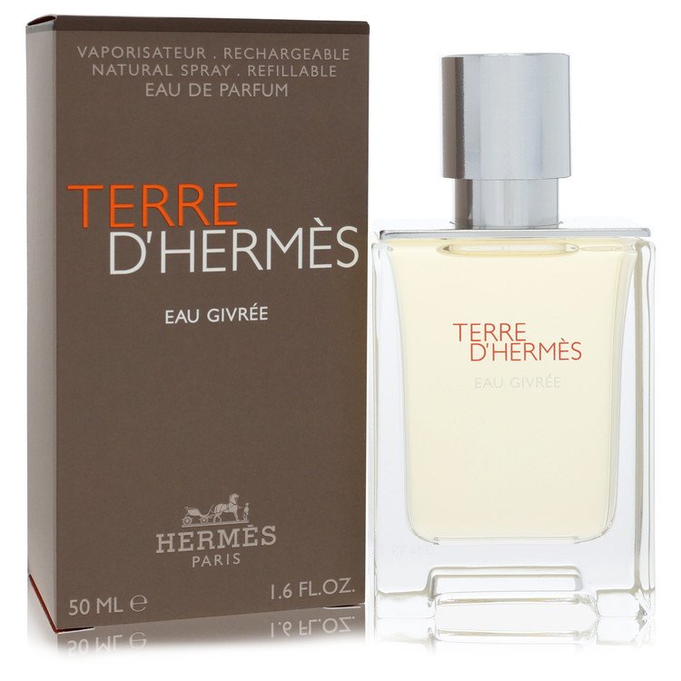 Terre D'Hermes Eau Givree by Hermes Eau De Parfum Refillable Spray 1.6 oz for Men