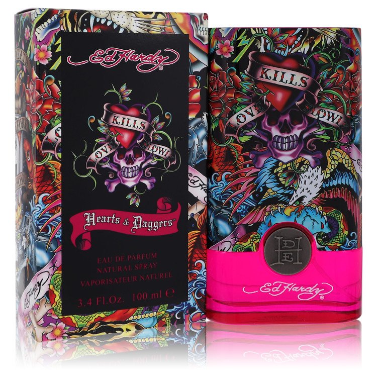 Ed Hardy Hearts & Daggers by Christian Audigier Eau De Parfum Spray 8.0 oz for Women