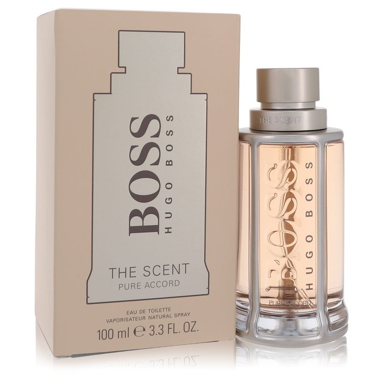 Boss The Scent Pure Accord by Hugo Boss Eau De Toilette Spray 1.6 oz for Men