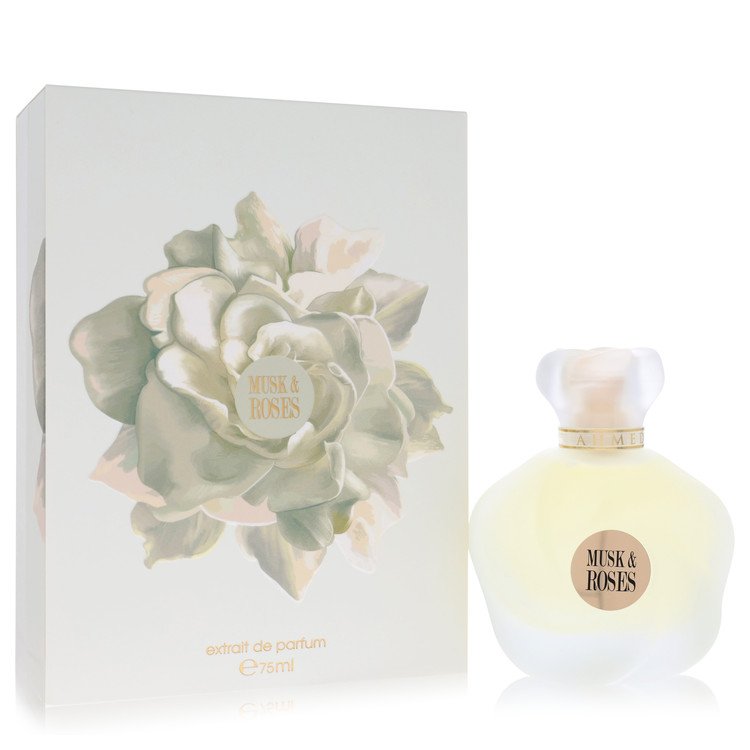 Ahmed Al Maghribi Musk & Roses by Ahmed Al Maghribi Extrait De Parfum Spray 2.53 oz for Men