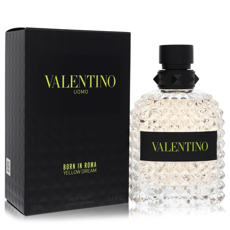 Valentino Uomo Born In Roma Yellow Dream by Valentino Eau De Toilette Spray (Unboxed) 3.4 oz for Men