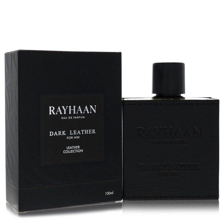 Rayhaan Dark Leather by Rayhaan Eau De Parfum Spray 3.38 oz for Men