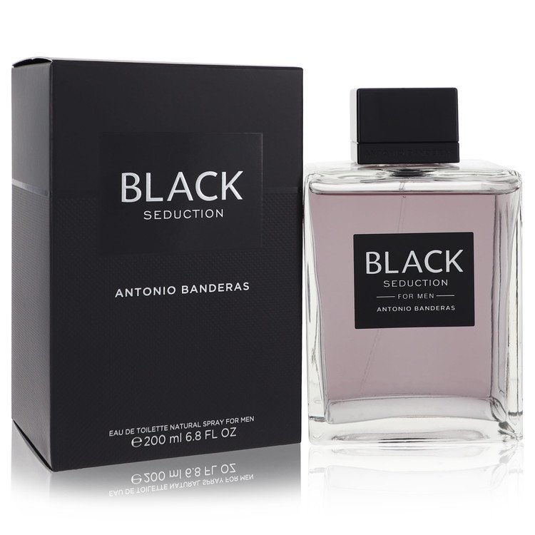 Seduction In Black by Antonio Banderas Eau De Toilette Spray (Unboxed) 3.4 oz for Men