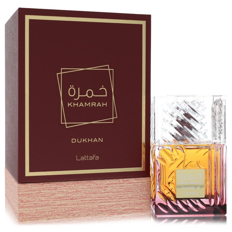 Lattafa Khamrah Dukhan by Lattafa Eau De Parfum Spray (Unisex Unboxed) 3.4 oz for Men