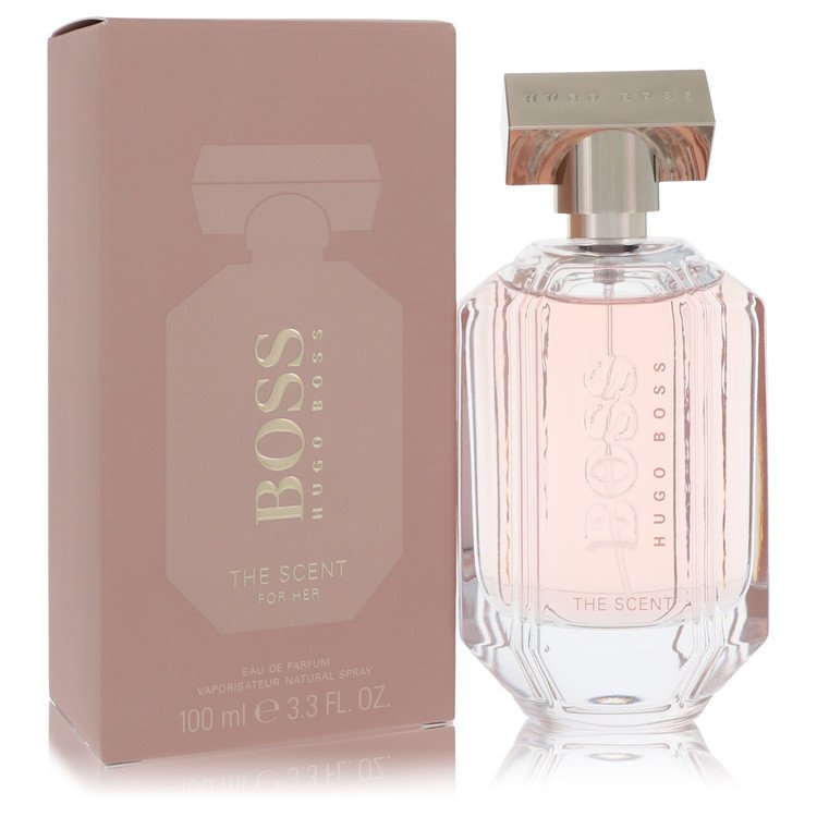 Boss The Scent by Hugo Boss Eau De Parfum Refillable Spray 3.3 oz for Women