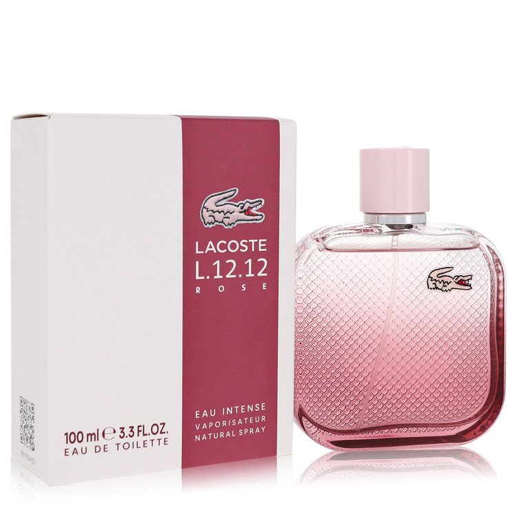 Lacoste Eau De Lacoste L.12.12 Rose Eau Intense by Lacoste Eau De Toilette Spray 1.1 oz for Women