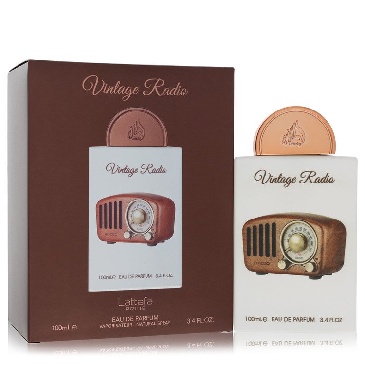 Lattafa Pride Vintage Radio by Lattafa Eau De Parfum Spray (Unisex) 3.4 oz for Men