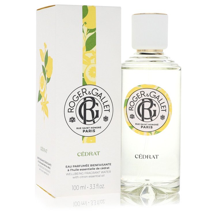 Roger & Gallet Cedrat Citron by Roger & Gallet Fresh Fragrant Water Spray (Unisex Unboxed) 3.3 oz for Women