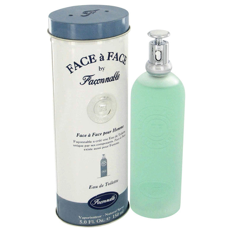 Face A Face by Faconnable Gift Set -- 5 oz Eau De Toilette Spray + 5 oz Deodorant Spray + 3.3 oz After Shave + 5 oz Soap for Men